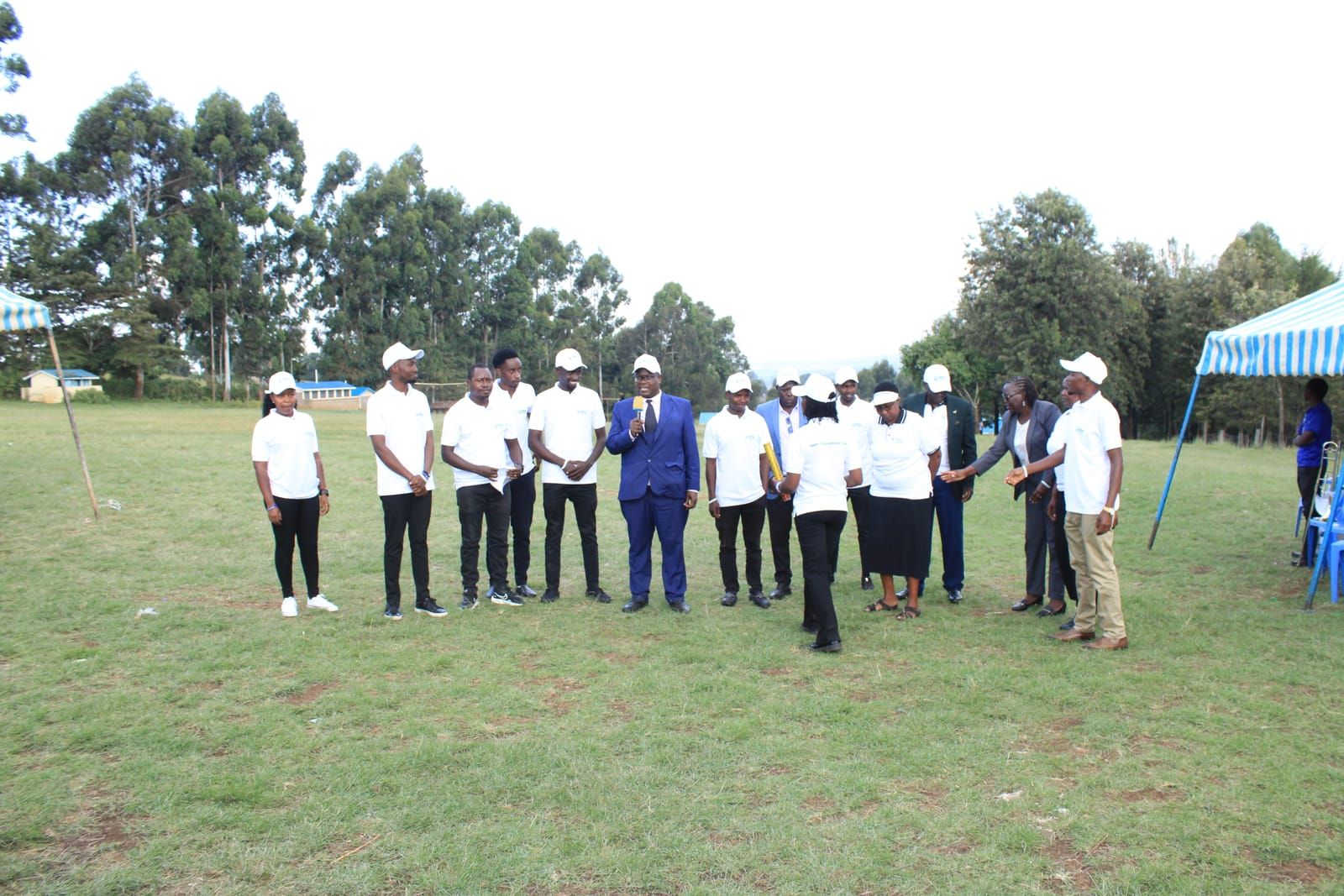 Matele Foundation team at the launch event in Sachangwan