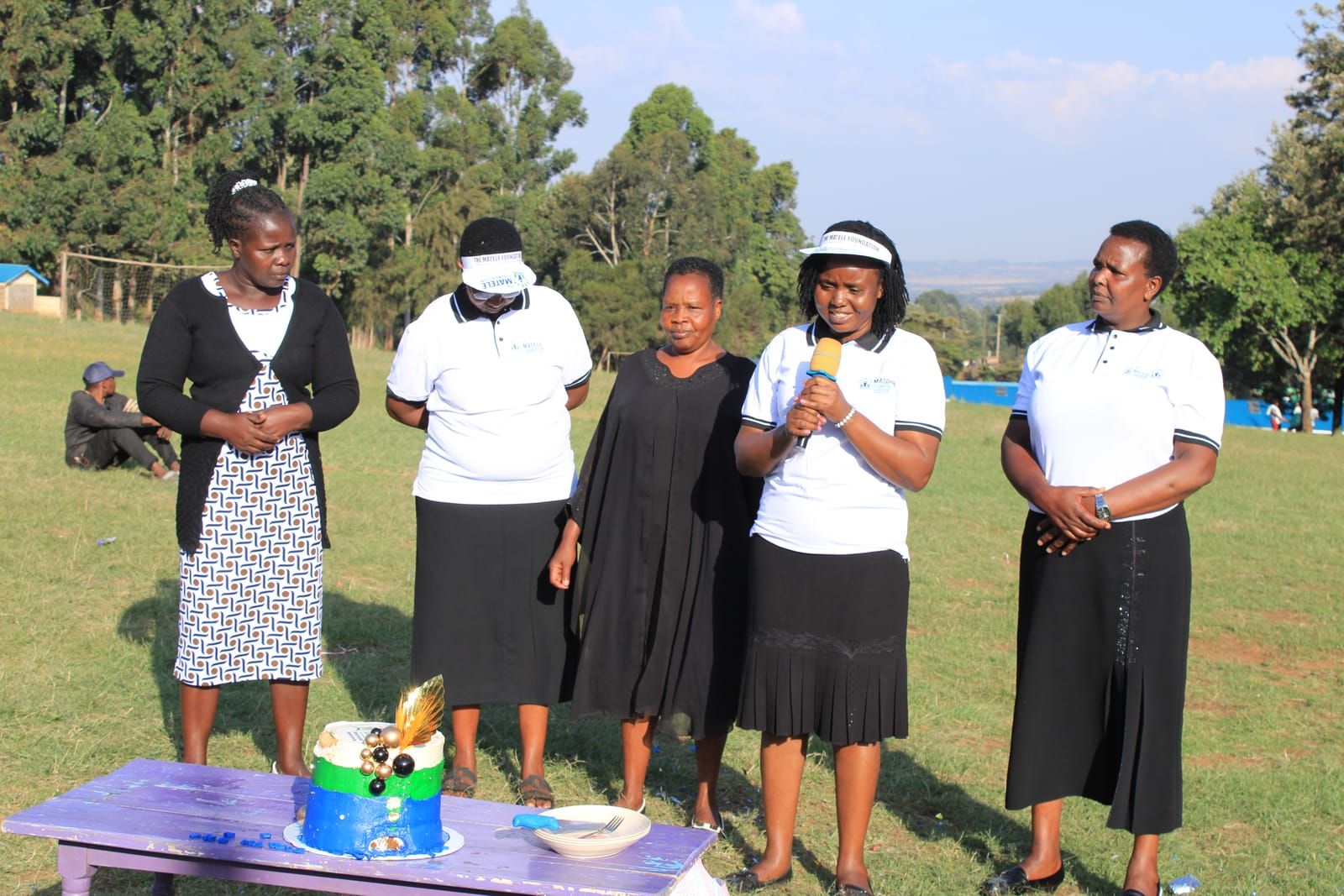 Foundation leaders speaking at the launch ceremony